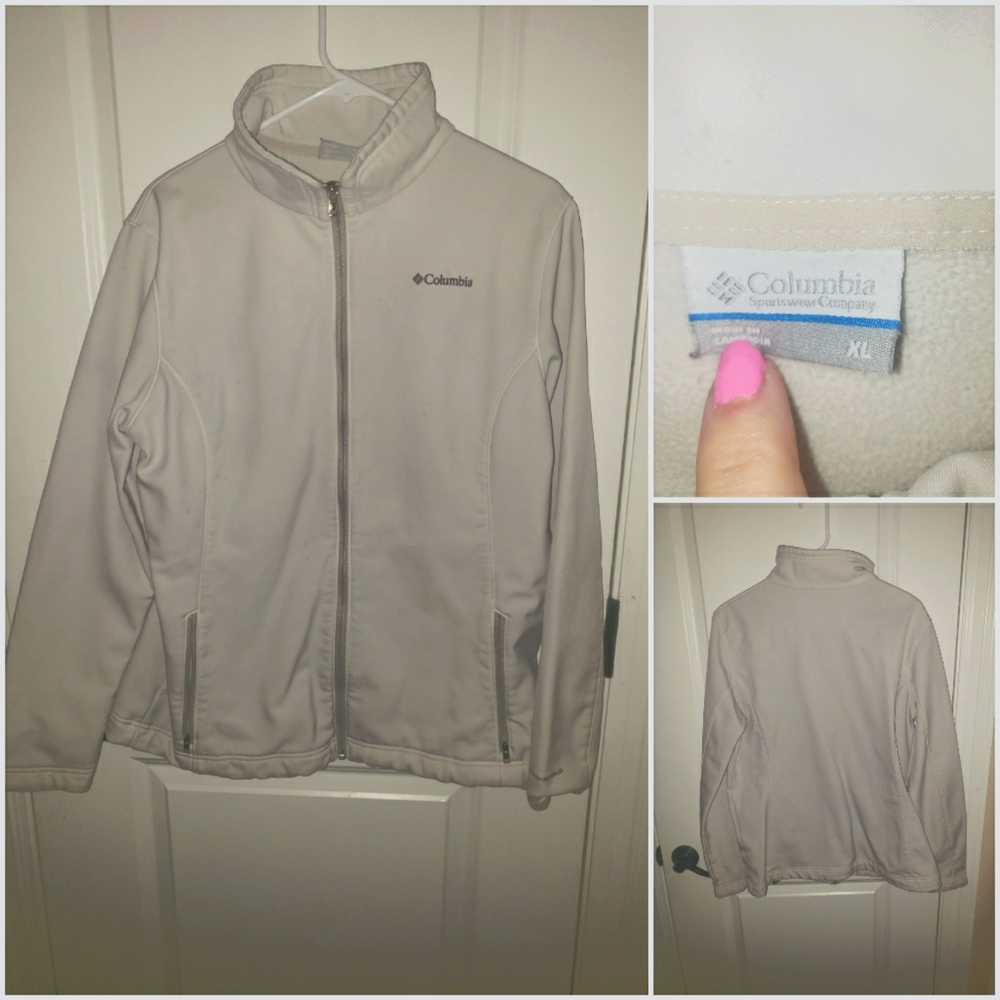 White Columbia jacket